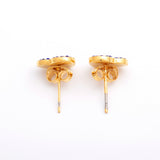 Our Hearts Are With Ukraine Gold Plated Earrings - Aaria Tees Aaria Tees