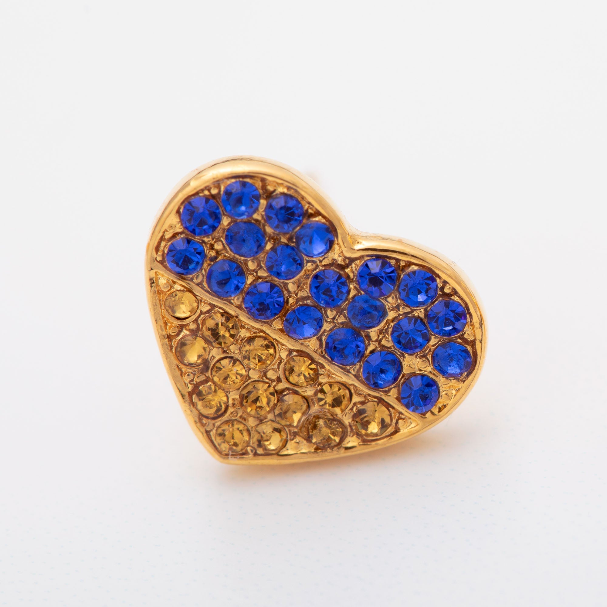 Our Hearts Are With Ukraine Gold Plated Earrings - Aaria Tees Aaria Tees