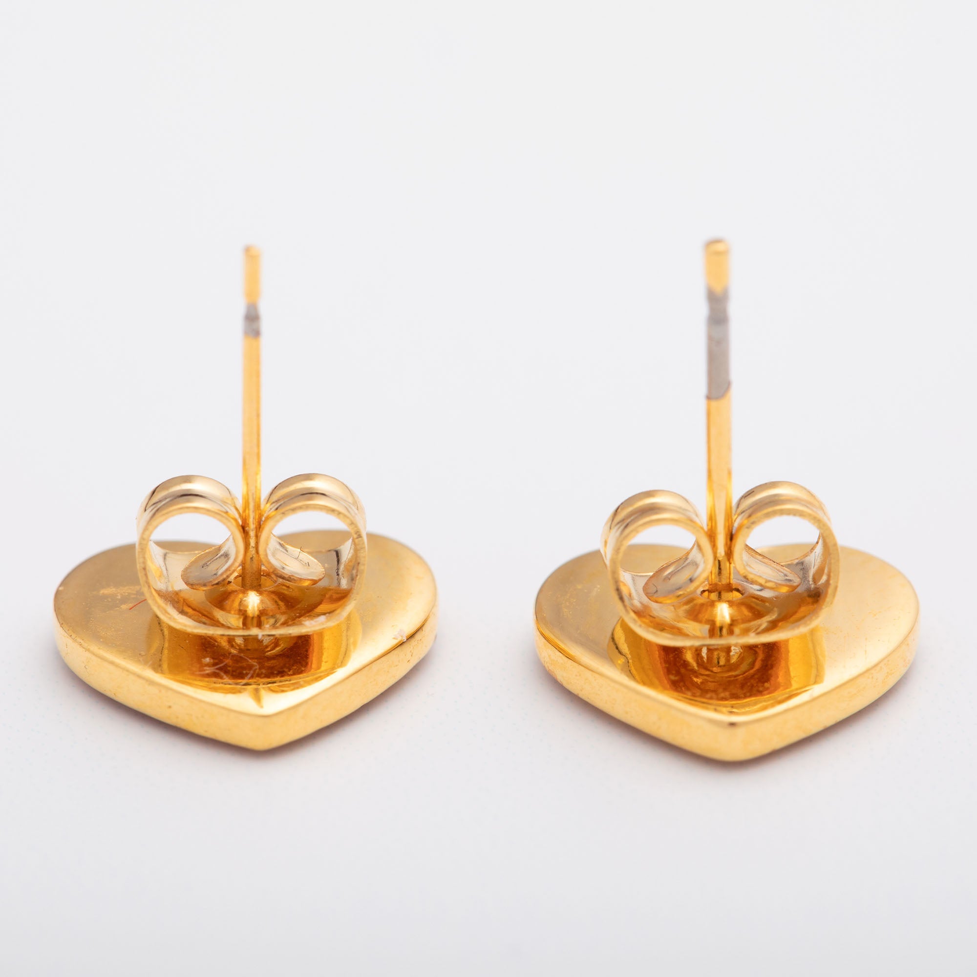 Our Hearts Are With Ukraine Gold Plated Earrings - Aaria Tees Aaria Tees