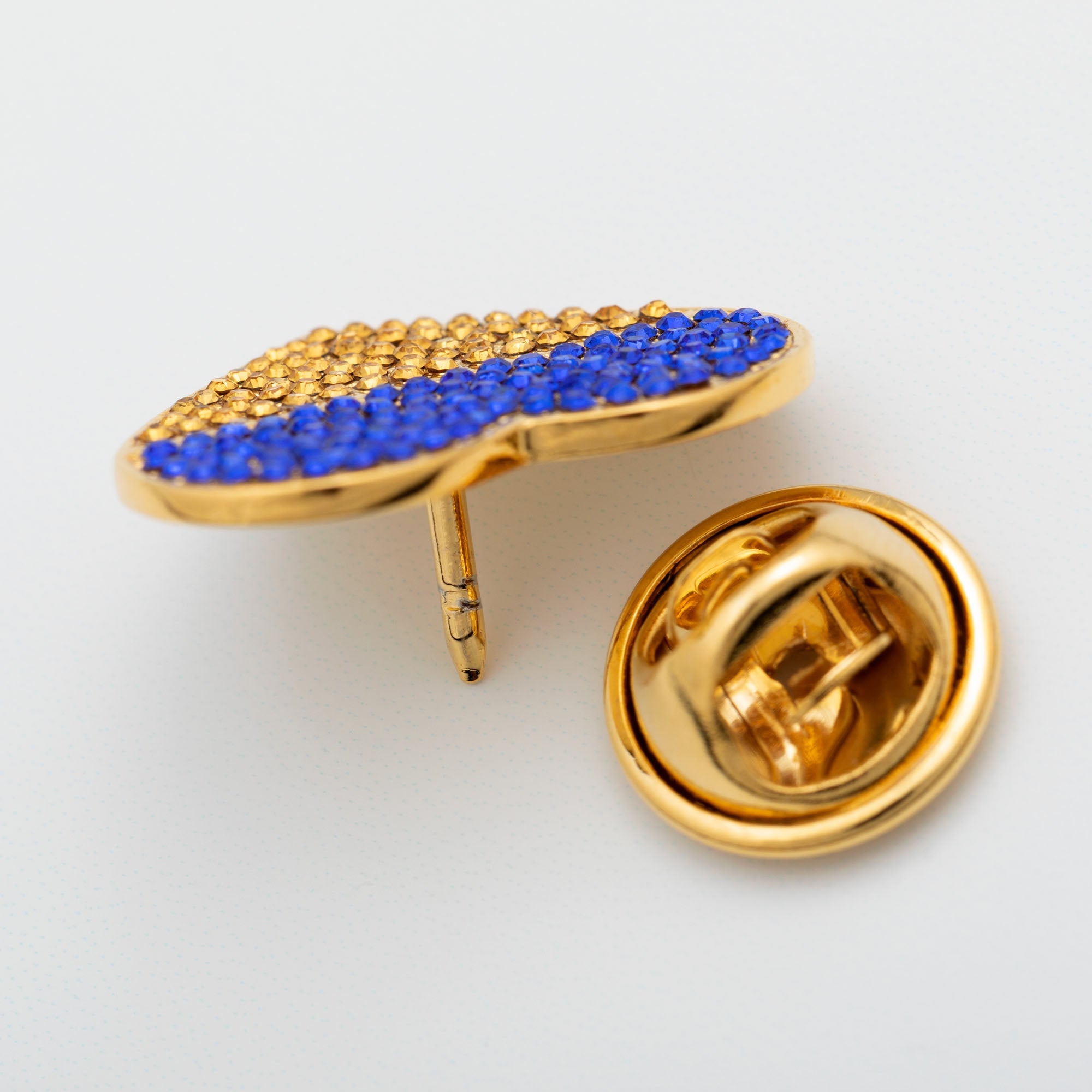 We Stand United With Ukraine Gold Plated Pin - Aaria Tees Aaria Tees
