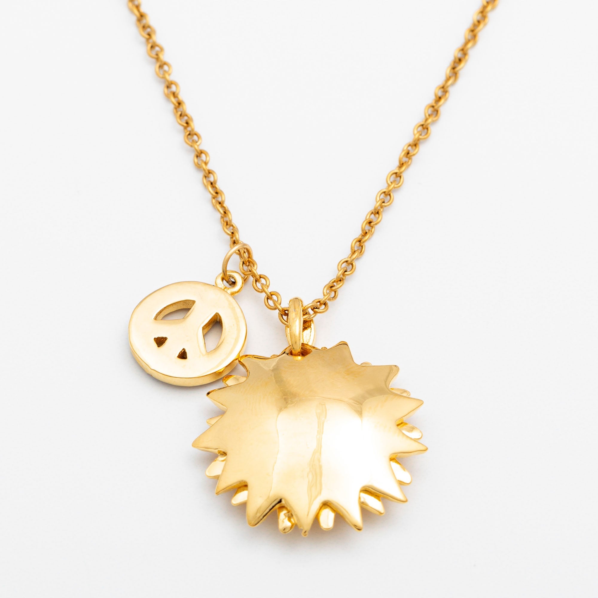 Peace For Ukraine Gold Plated Necklace - Aaria Tees Aaria Tees