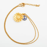 Peace For Ukraine Gold Plated Necklace - Aaria Tees Aaria Tees