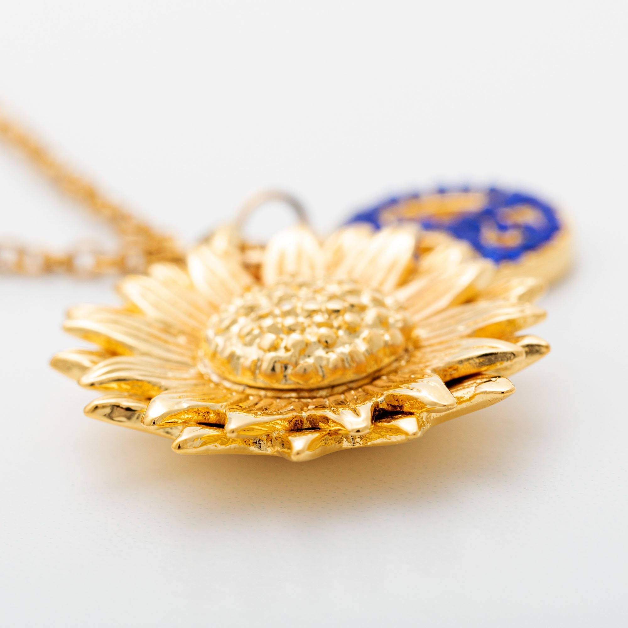 Peace For Ukraine Gold Plated Necklace - Aaria Tees Aaria Tees