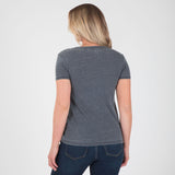 Walking Paws Ruched Short Sleeve Tee - Aaria Tees Aaria Tees