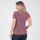 Walking Paws Ruched Short Sleeve Tee - Aaria Tees Aaria Tees
