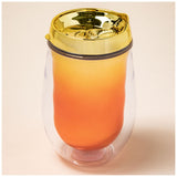 Metallic Ombre Stemless Wine Tumbler - Aaria Tees Aaria Tees