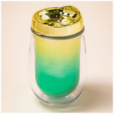 Metallic Ombre Stemless Wine Tumbler - Aaria Tees Aaria Tees