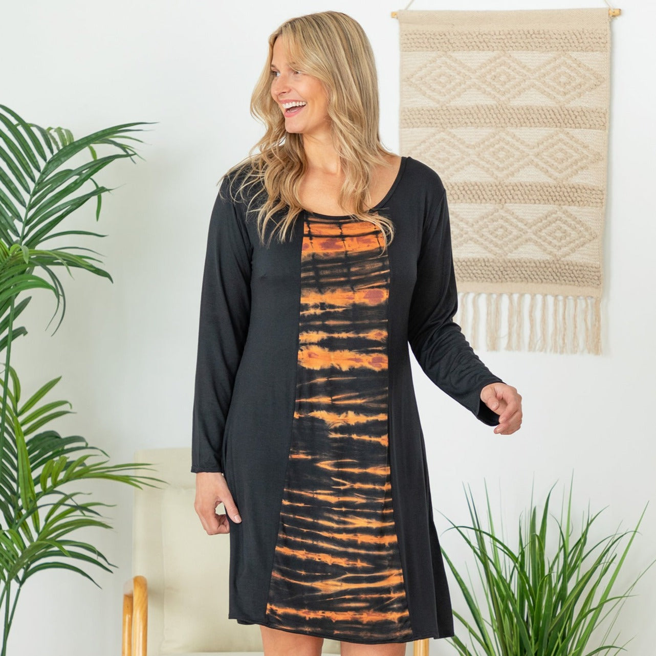Center Lane Tie-Dye Dress - Aaria Tees Aaria Tees
