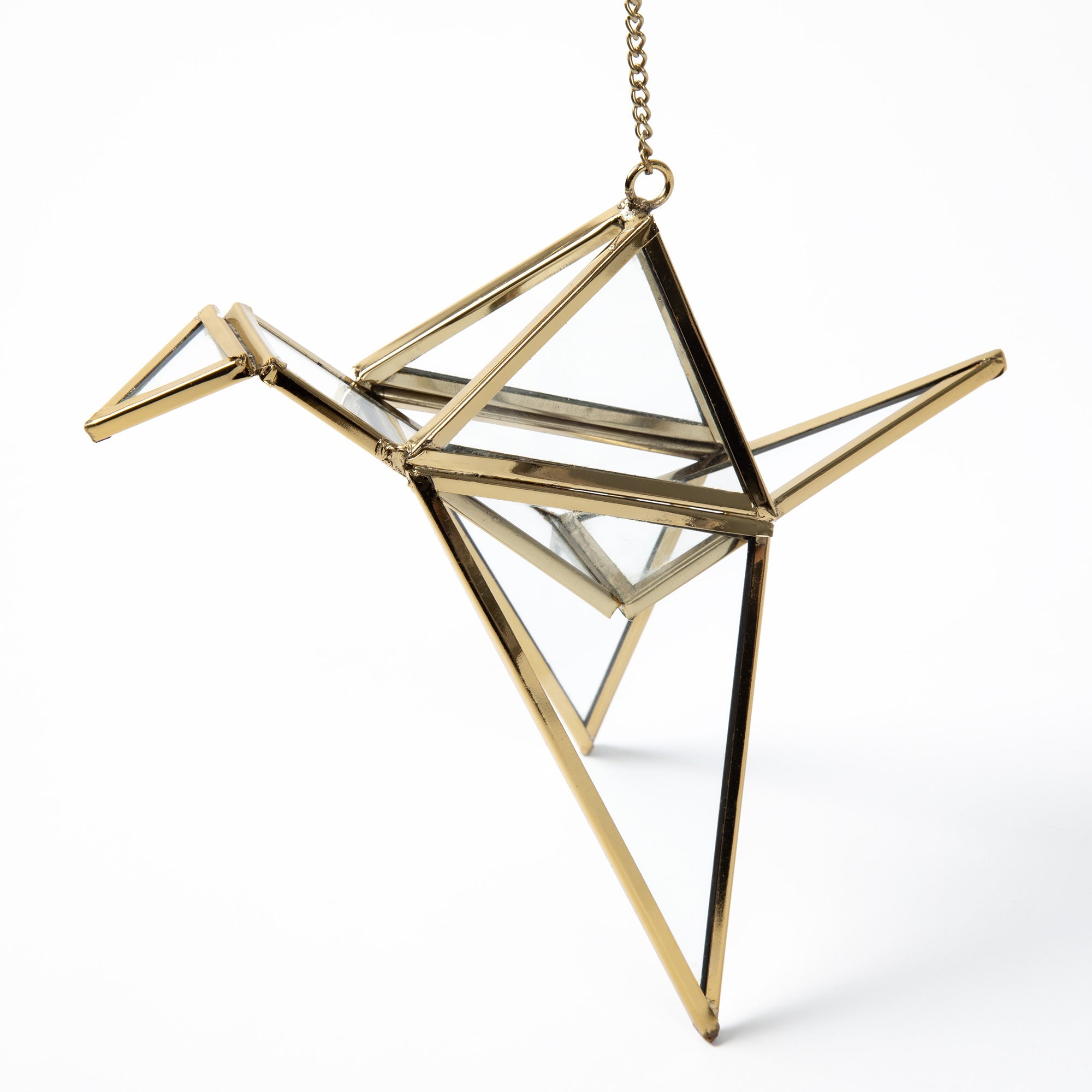 Brass Crane Ornament - Aaria Tees Aaria Tees