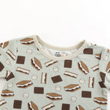 S'more to Love (Short PJ Set) - Blue - Aaria Tees Aaria Tees