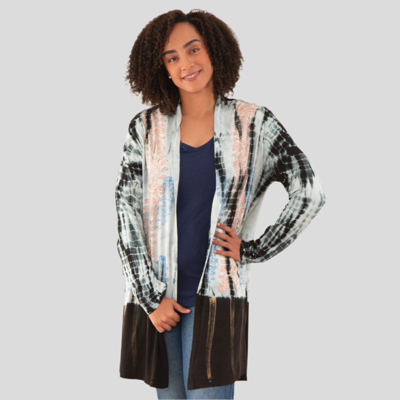 On the Breeze Lightweight Open Cardigan - Aaria Tees Aaria Tees