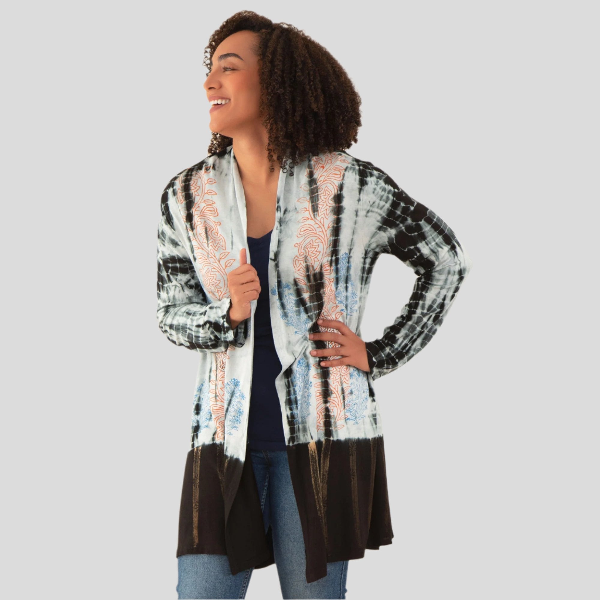 On the Breeze Lightweight Open Cardigan - Aaria Tees Aaria Tees