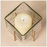 Square Glass Tea Light Holder - Aaria Tees Aaria Tees