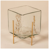 Square Glass Tea Light Holder - Aaria Tees Aaria Tees