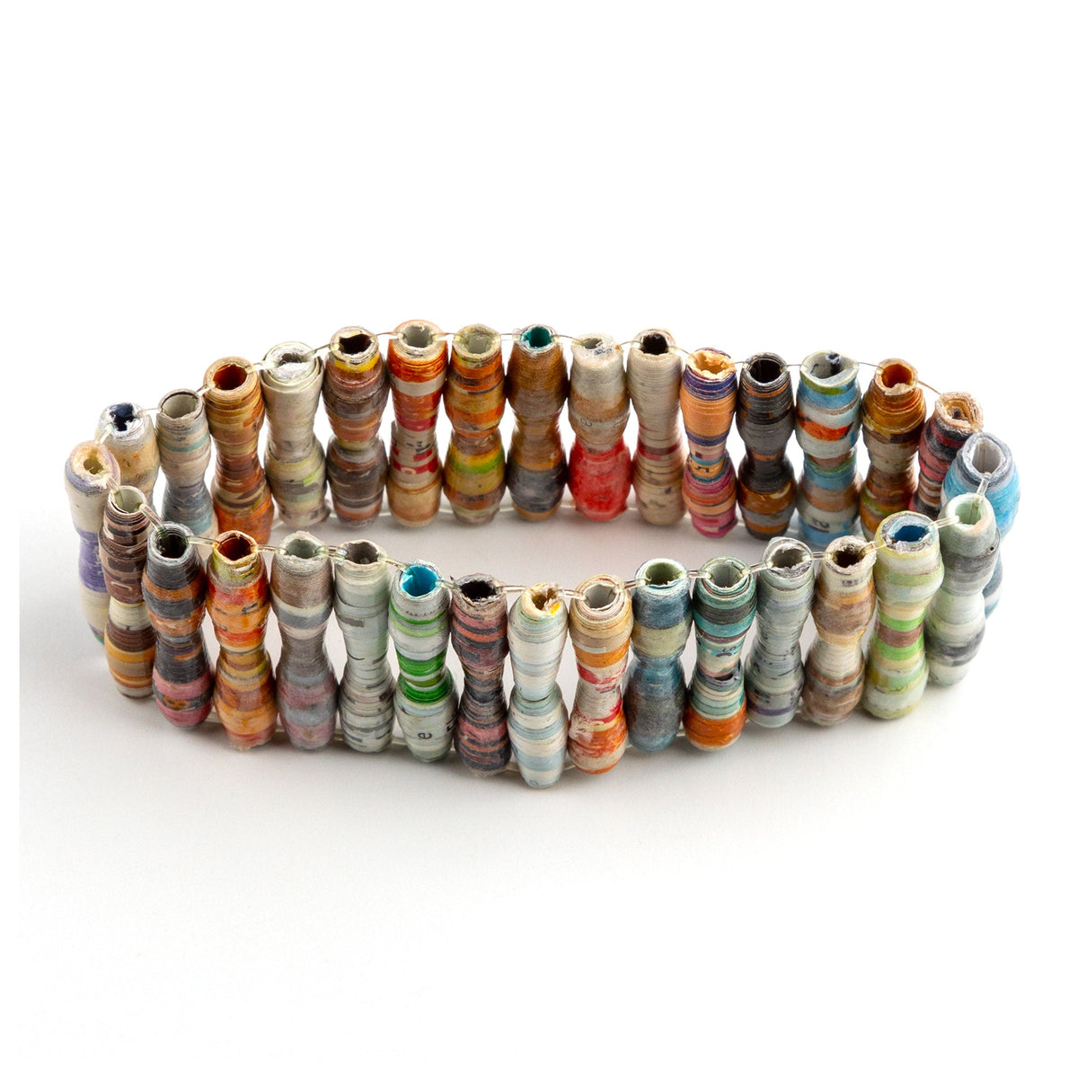 Recycled Plastic Beaded Bracelet - Aaria Tees
