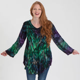 Peruvian Wings Long Sleeve Tunic - Aaria Tees Aaria Tees