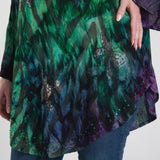 Peruvian Wings Long Sleeve Tunic - Aaria Tees Aaria Tees