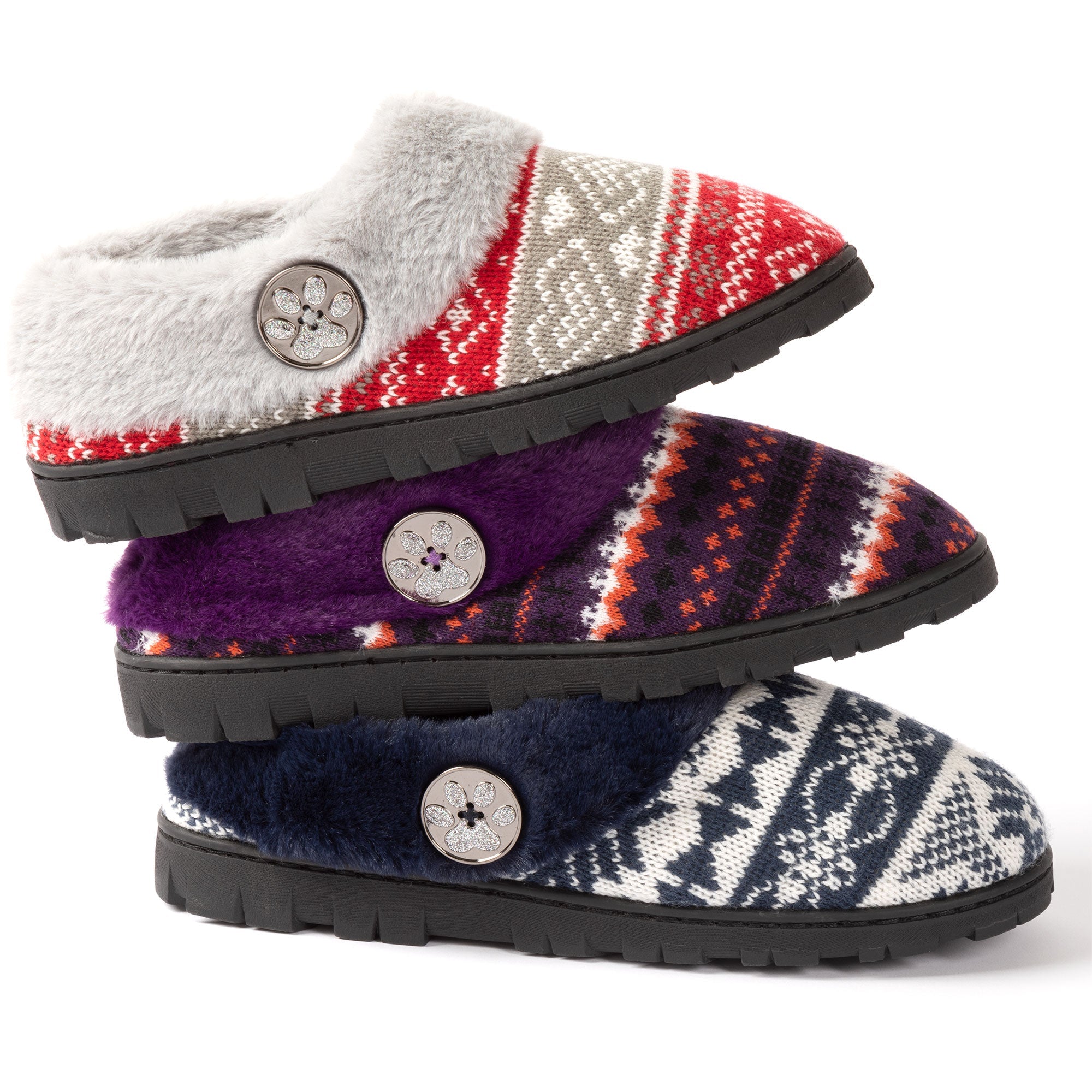 Paw Knit Clog Slippers - Aaria Tees Aaria Tees