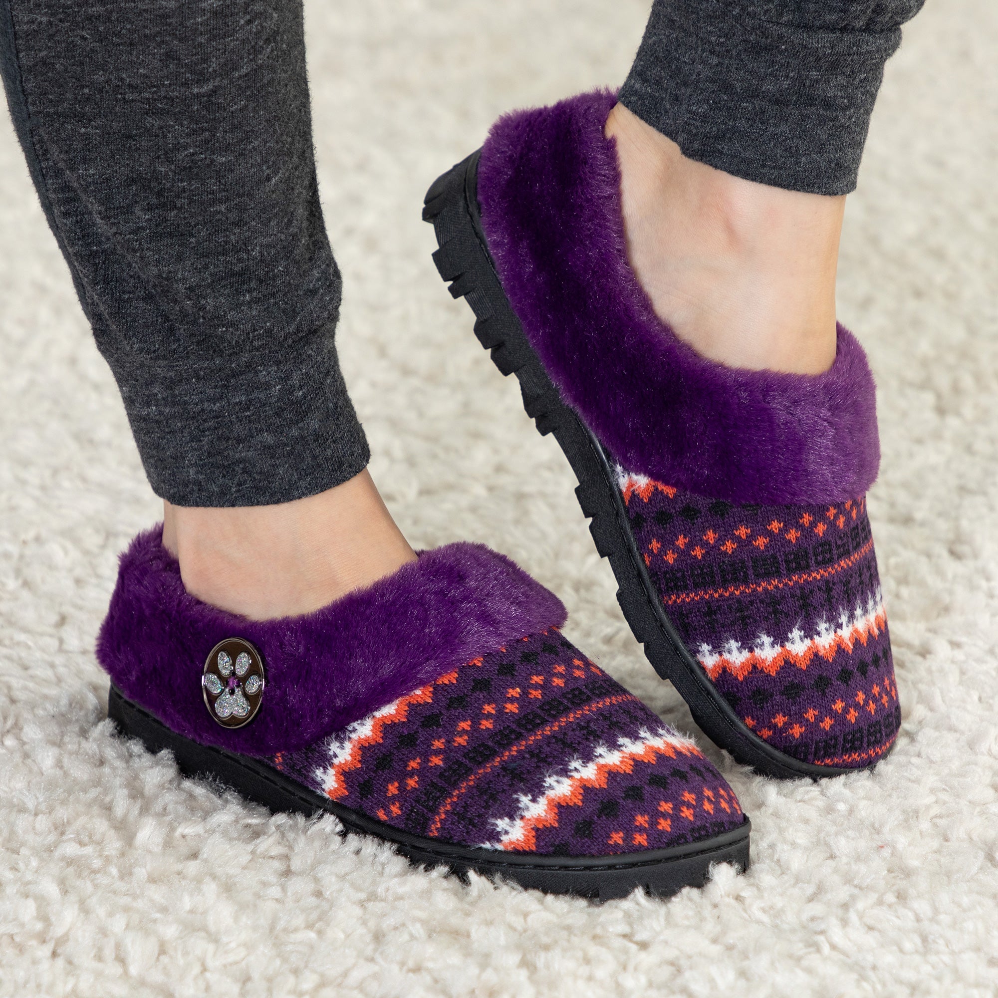 Paw Knit Clog Slippers - Aaria Tees Aaria Tees