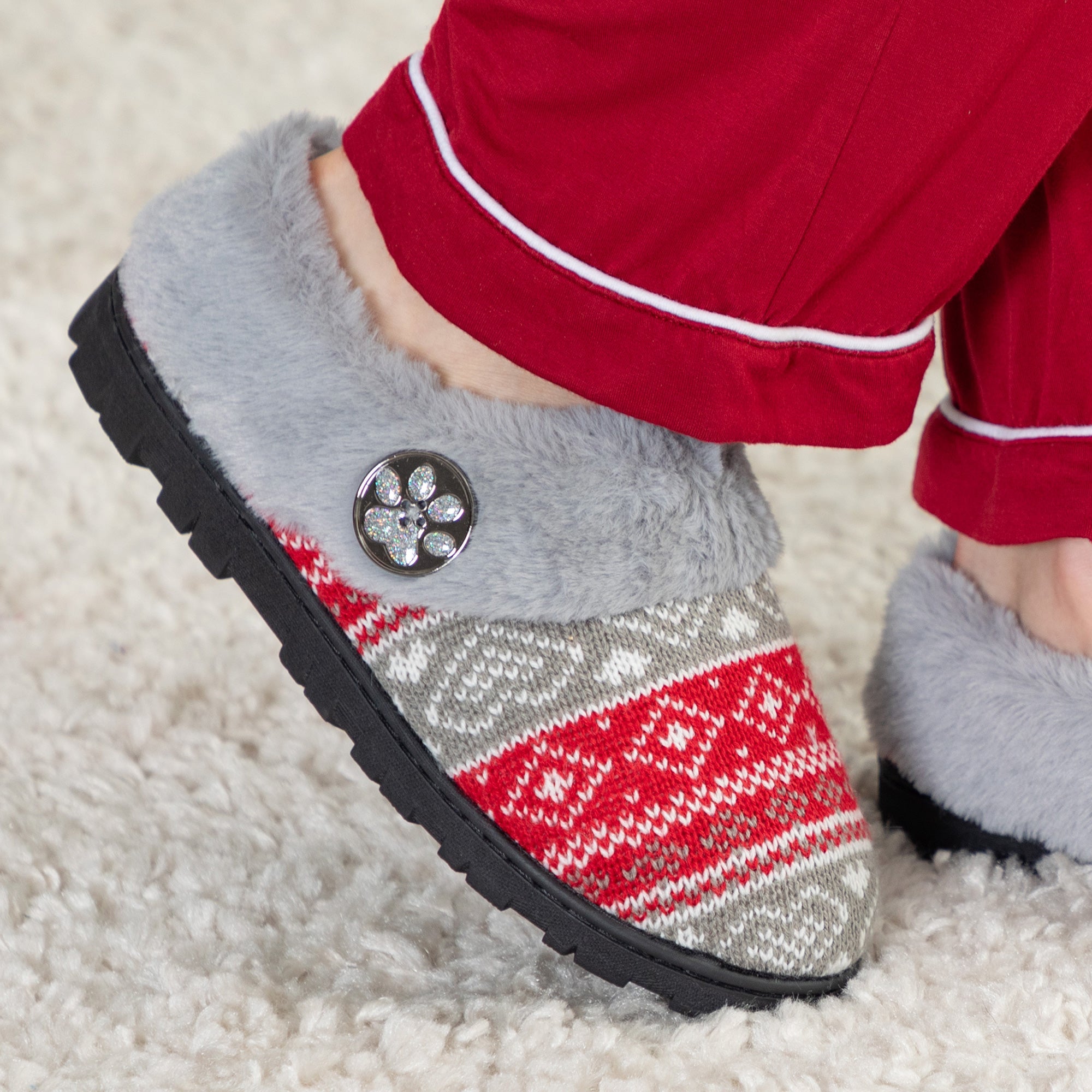 Paw Knit Clog Slippers - Aaria Tees Aaria Tees