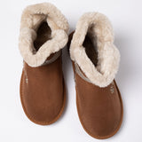 Paw Print Faux Suede Ankle Boots - Aaria Tees Aaria Tees