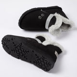 Paw Print Faux Suede Ankle Boots - Aaria Tees Aaria Tees