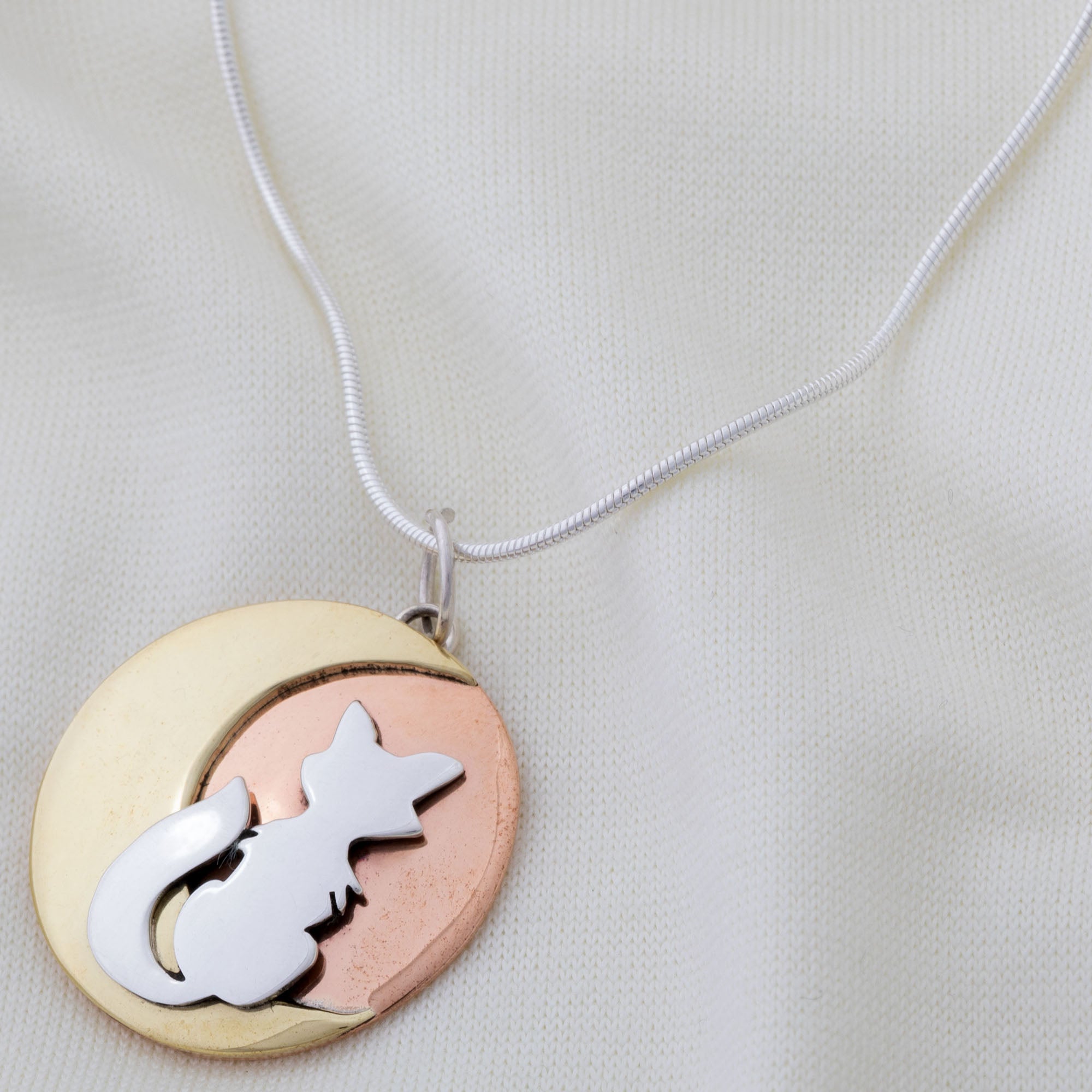 Moonlight Fox Necklace - Aaria Tees Aaria Tees