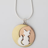 Moonlight Fox Necklace - Aaria Tees Aaria Tees