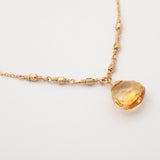 Gold Filled Necklace with Gemstone - Aaria Tees Aaria Tees
