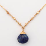 Gold Filled Necklace with Gemstone - Aaria Tees Aaria Tees