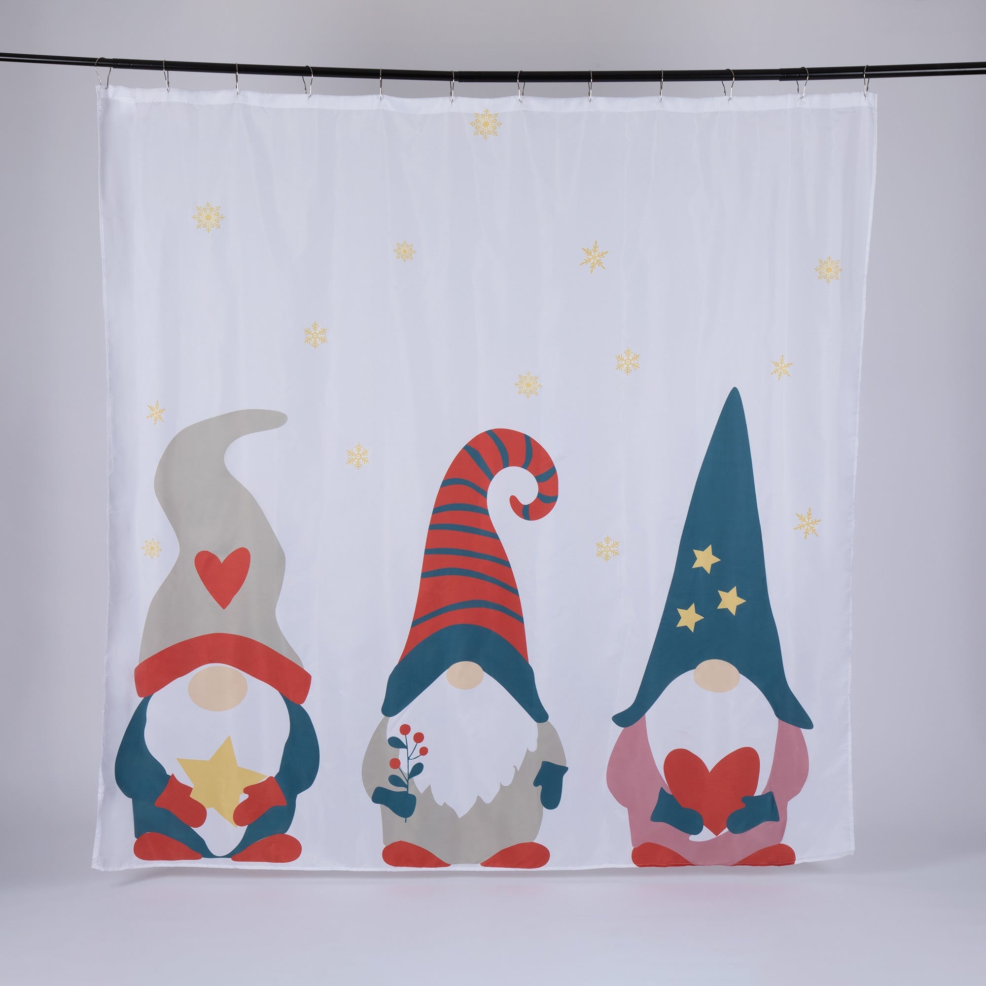Winter Gnome Shower Curtain - Aaria Tees Aaria Tees