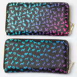 Rainbow Pets Zip Around Wallet - Aaria Tees Aaria Tees
