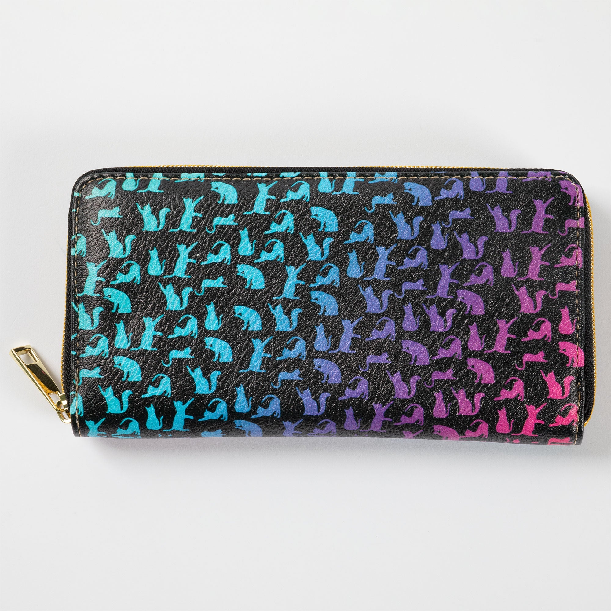 Rainbow Pets Zip Around Wallet - Aaria Tees Aaria Tees