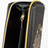 Floral Paw Zip Around Wallet - Aaria Tees Aaria Tees