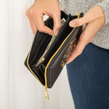 Floral Paw Zip Around Wallet - Aaria Tees Aaria Tees