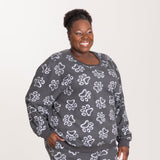 All Over Chalk Paw Sweatshirt - Aaria Tees Aaria Tees