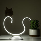 Curvy Kitty Table Lamp - Aaria Tees Aaria Tees