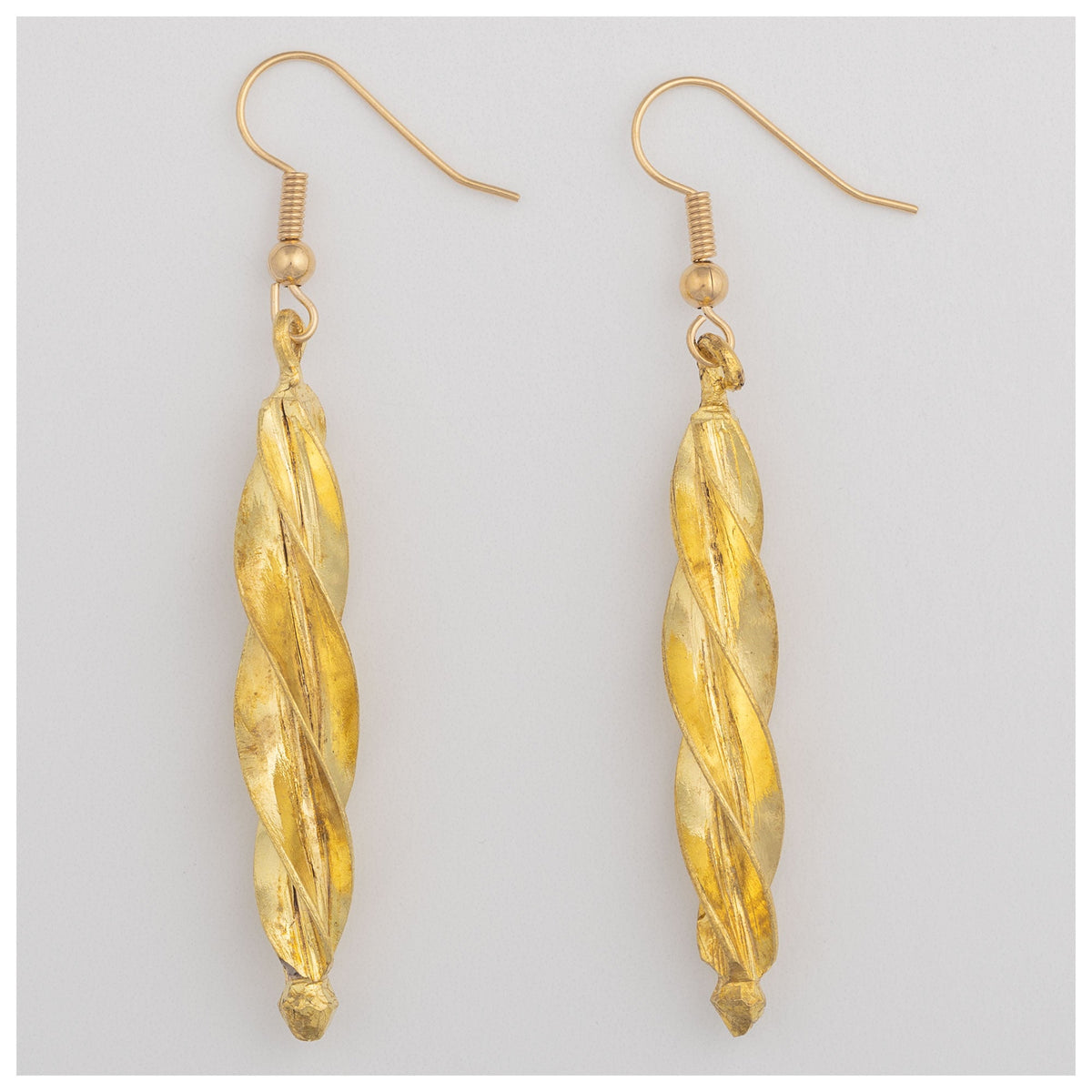Fulani Spiral Djenne Drop Earrings - Aaria Tees