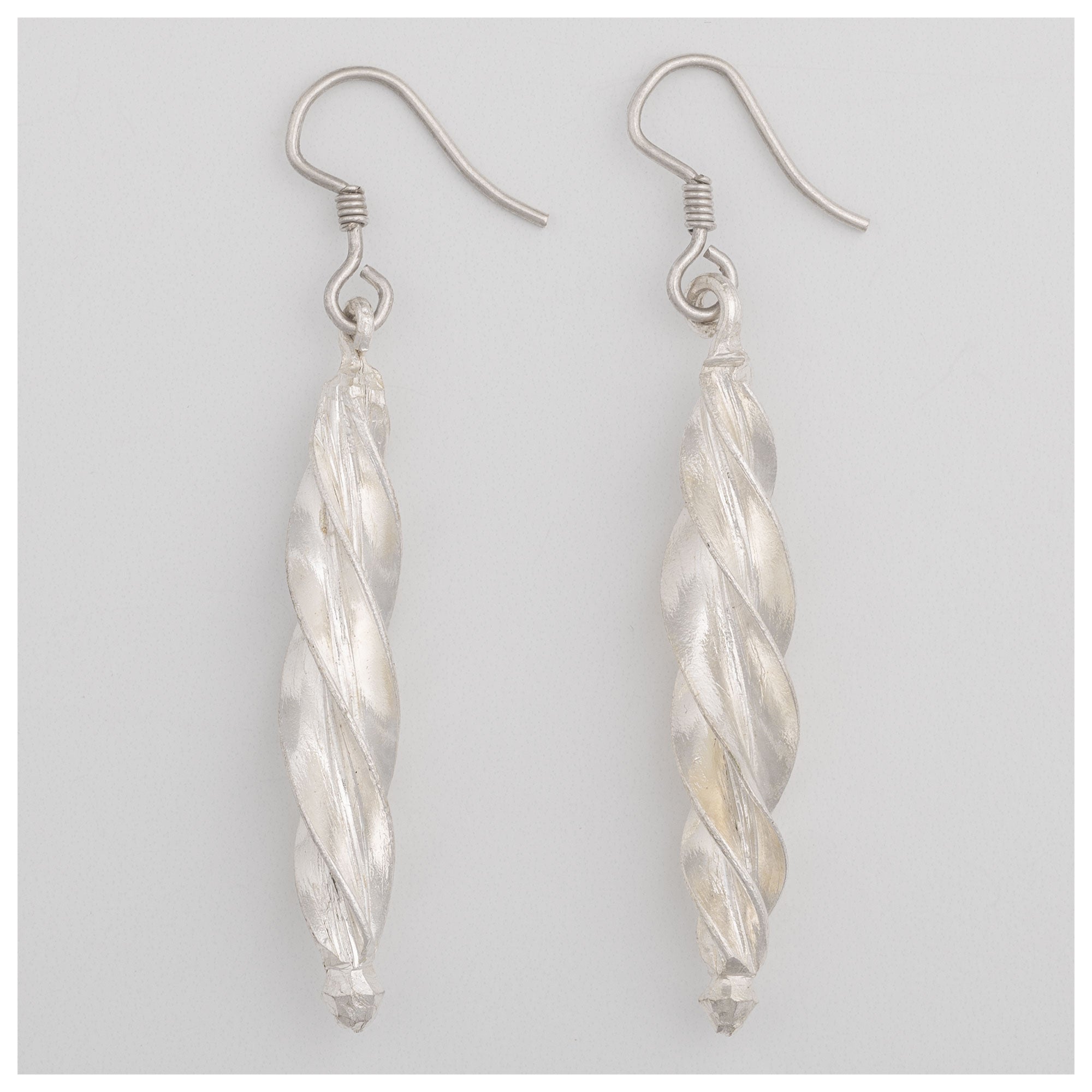 Fulani Spiral Djenne Drop Earrings - Aaria Tees Aaria Tees
