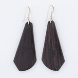 Tuareg Silver and Ebony Drop Earrings - Aaria Tees Aaria Tees