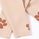 Pop of Paw Long Cardigan - Aaria Tees Aaria Tees