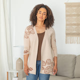 Pop of Paw Long Cardigan - Aaria Tees Aaria Tees