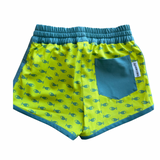 neon fish hybrid shorts Aaria Tees
