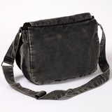 Rising Sun Stone Washed Messenger Bag - Aaria Tees Aaria Tees