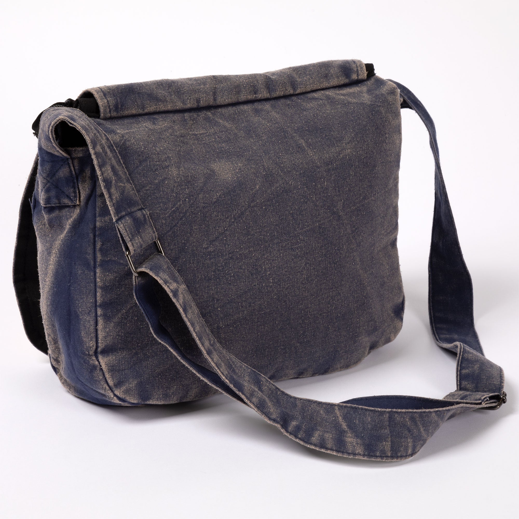 Rising Sun Stone Washed Messenger Bag - Aaria Tees Aaria Tees