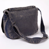 Rising Sun Stone Washed Messenger Bag - Aaria Tees Aaria Tees