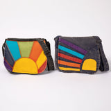 Rising Sun Stone Washed Messenger Bag - Aaria Tees Aaria Tees