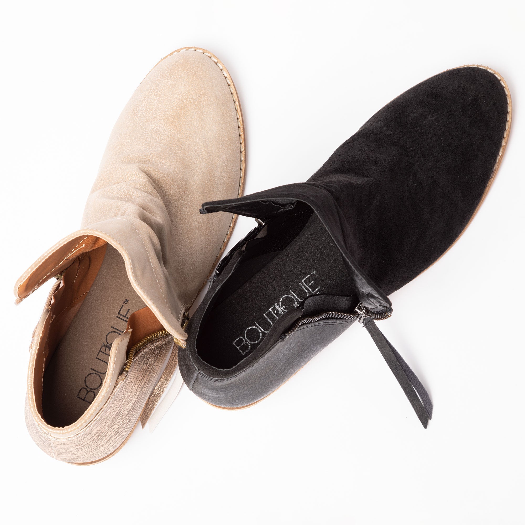 Corkys Butternut Side Zip Ankle Boots - Aaria Tees Aaria Tees