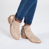 Corkys Butternut Side Zip Ankle Boots - Aaria Tees Aaria Tees
