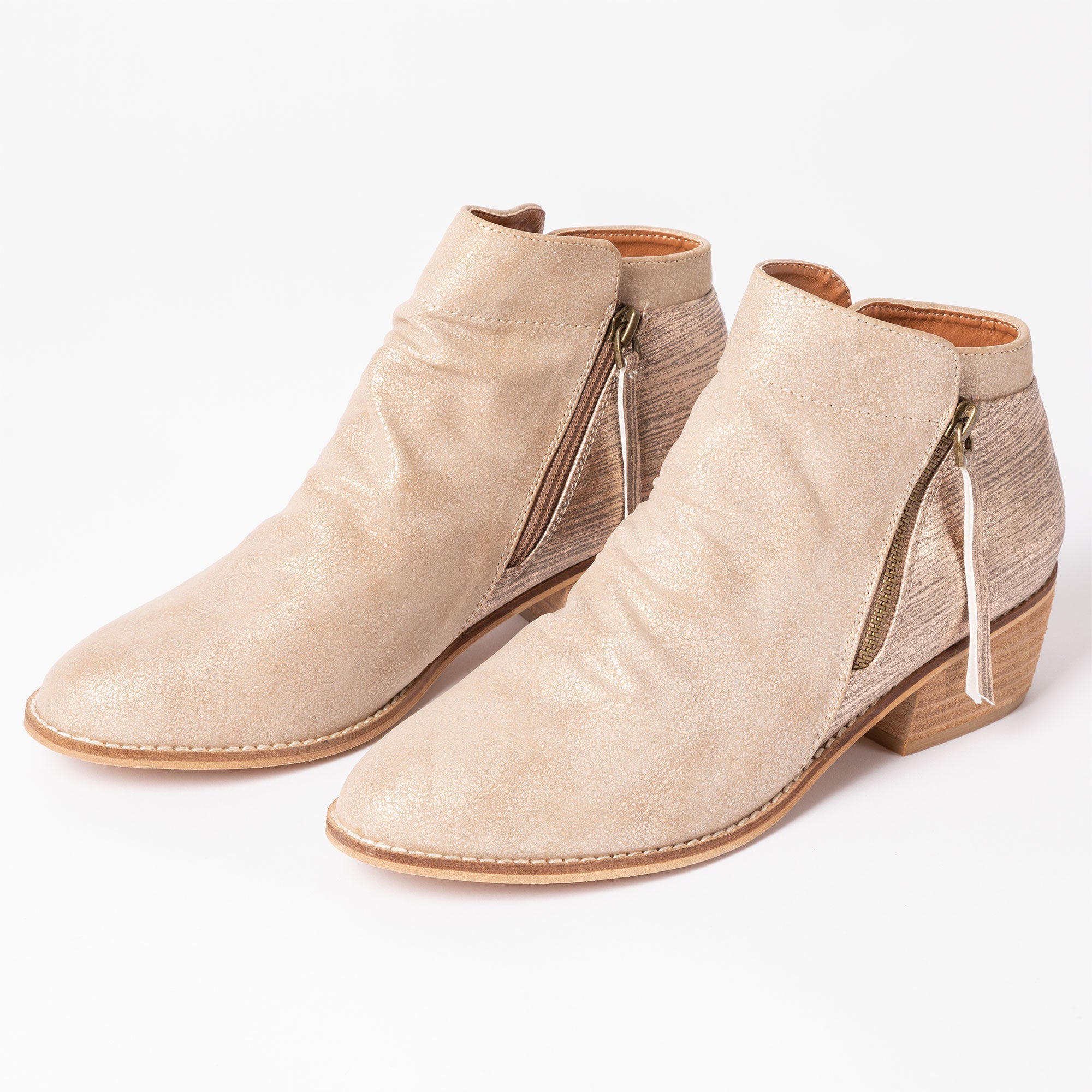 Corkys Butternut Side Zip Ankle Boots - Aaria Tees Aaria Tees